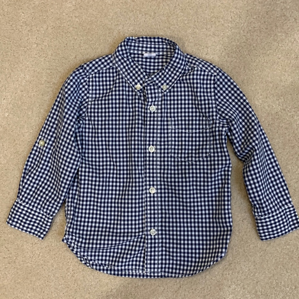 Baby GAP button up long sleeve shirt 3t
